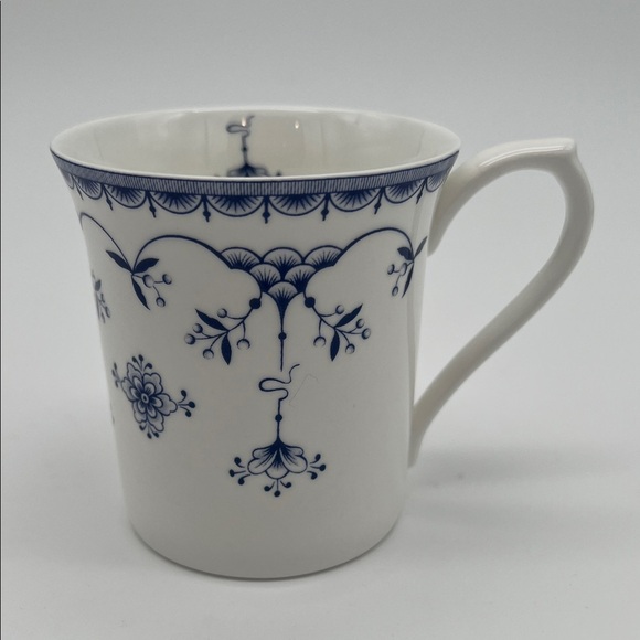 Other - Elegant and Dainty ‘Ingrid’ Blue and White Fine Bone China by Queen’s.